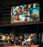 Katharina Simunic und Michael Genner mit Ulla Pilz